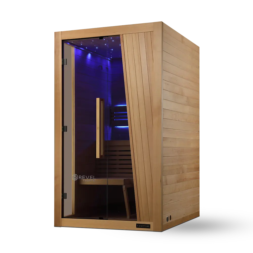 Revel Tampere 2 Person Traditional Finnish Sauna - Next Gen Revel Saunas