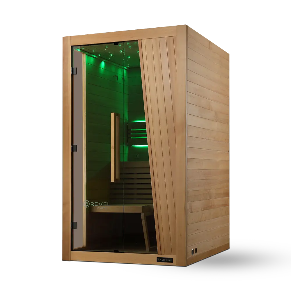 Revel Tampere 2 Person Traditional Finnish Sauna - Next Gen Revel Saunas