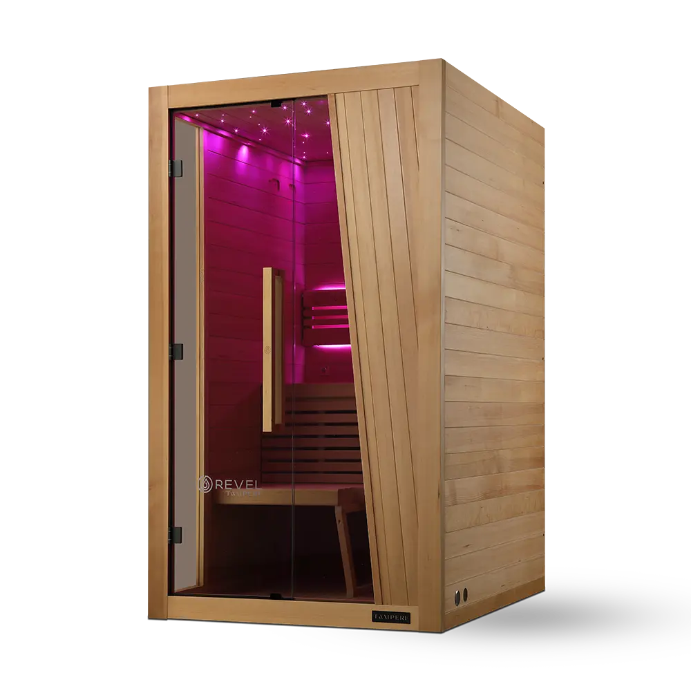 Revel Tampere 2 Person Traditional Finnish Sauna - Next Gen Revel Saunas