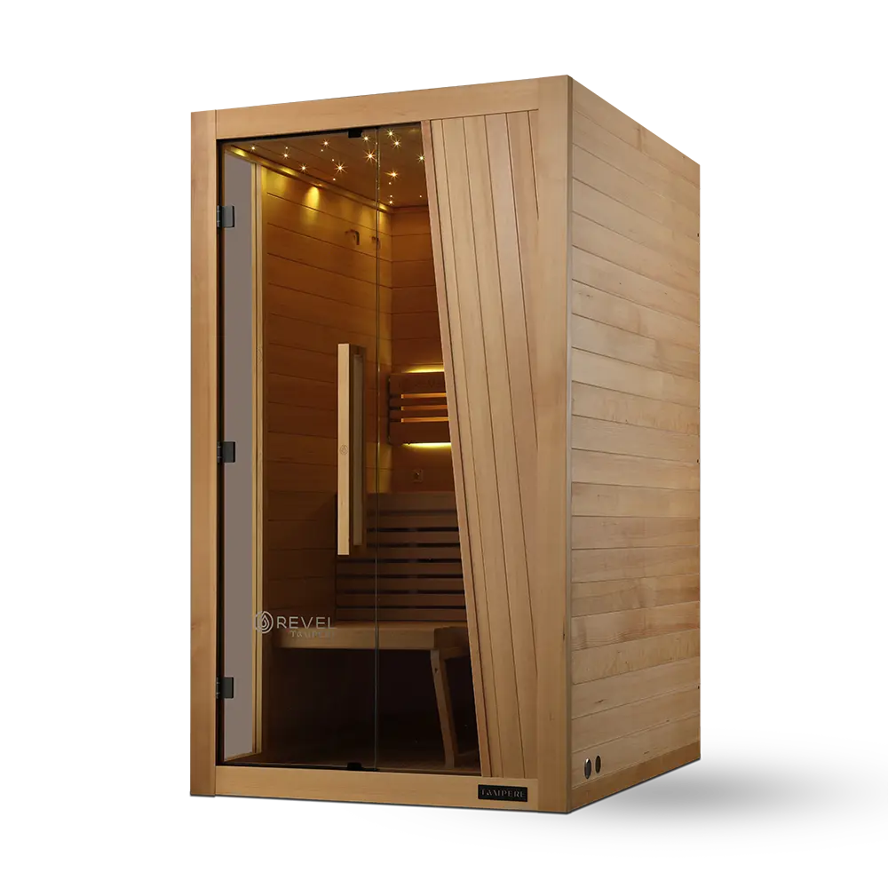 Revel Tampere 2 Person Traditional Finnish Sauna - Next Gen Revel Saunas