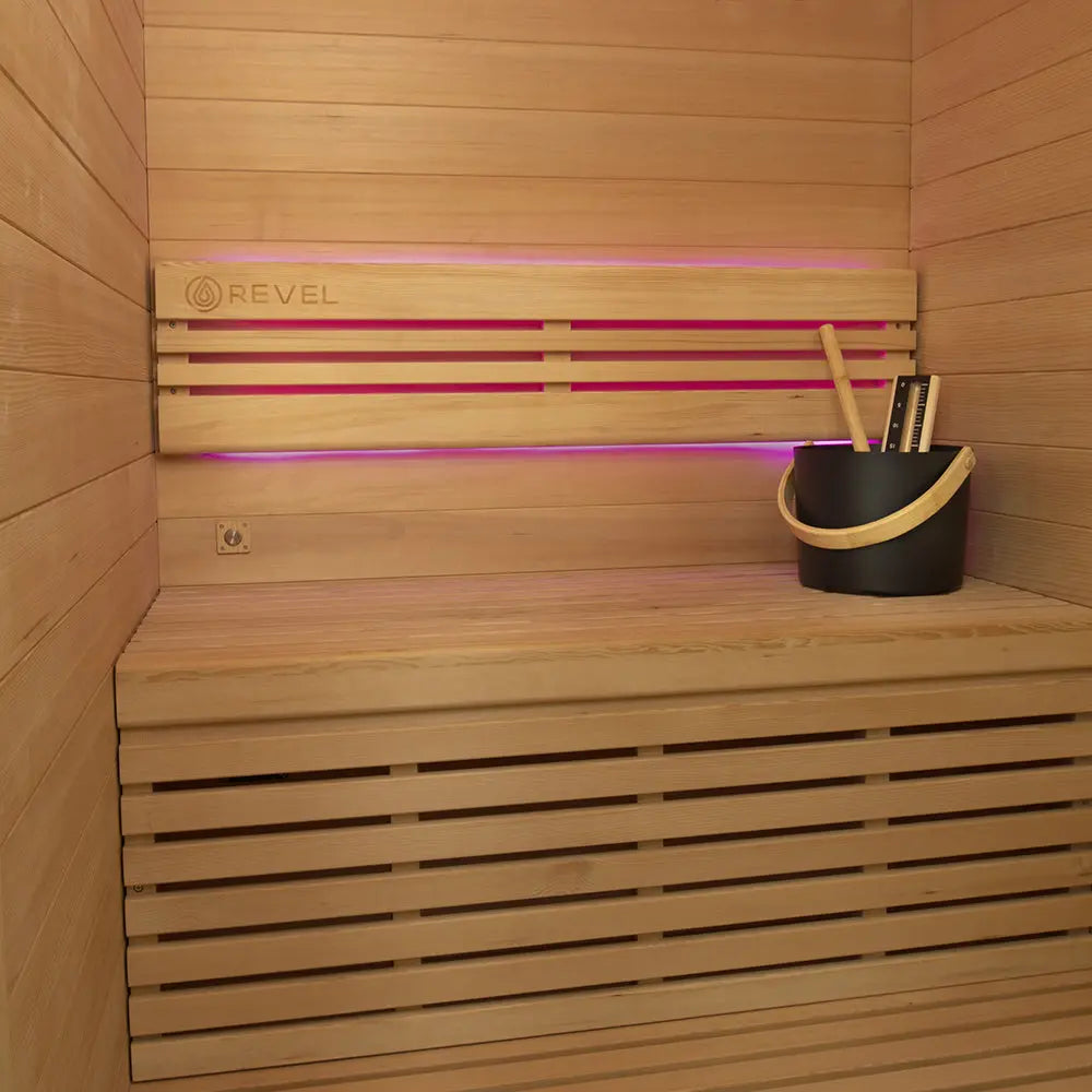 Revel Tampere 2 Person Traditional Finnish Sauna - Next Gen Revel Saunas