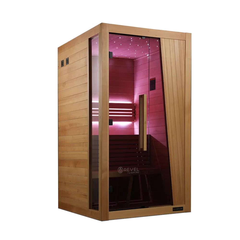 Revel Tampere 2 Person Traditional Finnish Sauna - Next Gen Revel Saunas