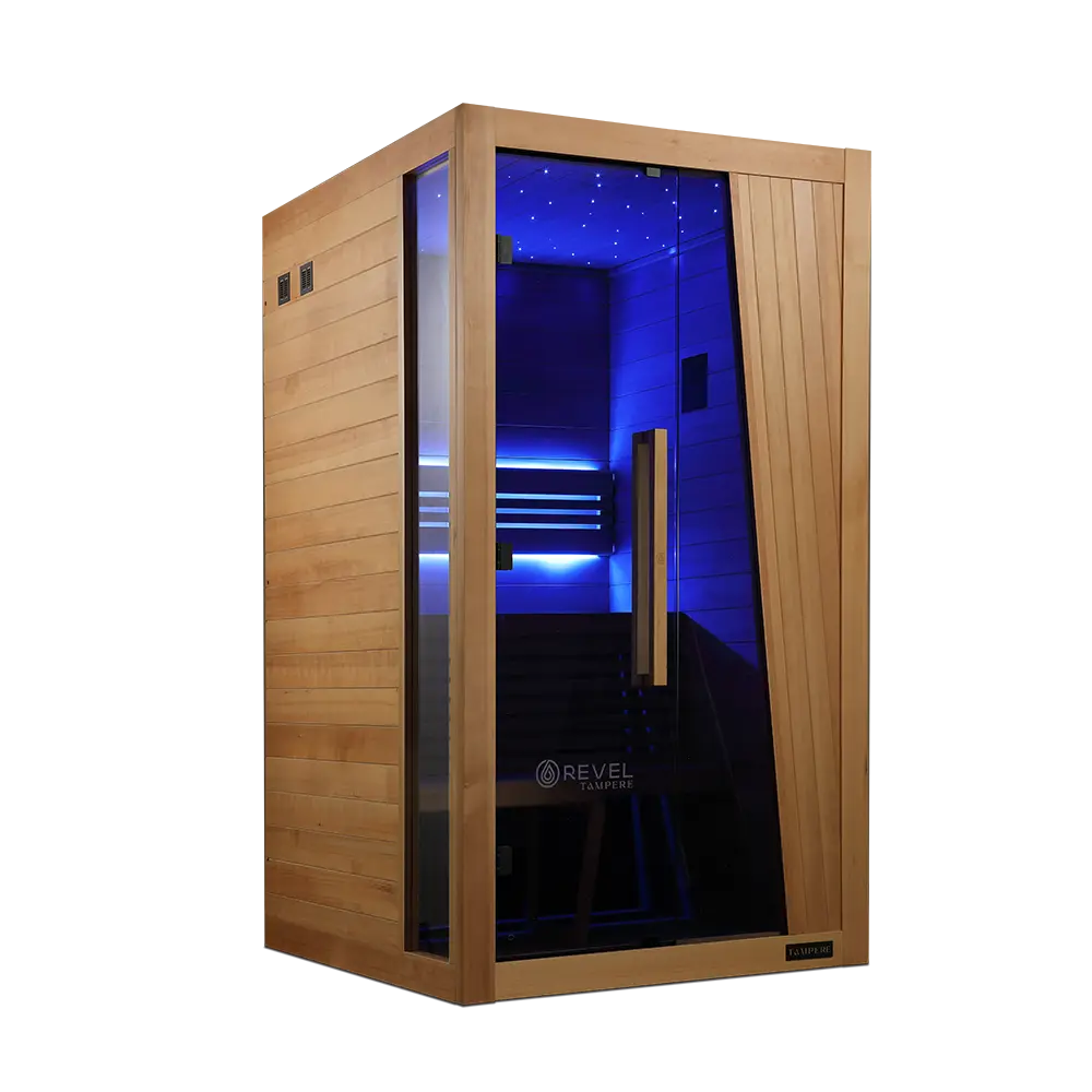 Revel Tampere 2 Person Traditional Finnish Sauna - Next Gen Revel Saunas