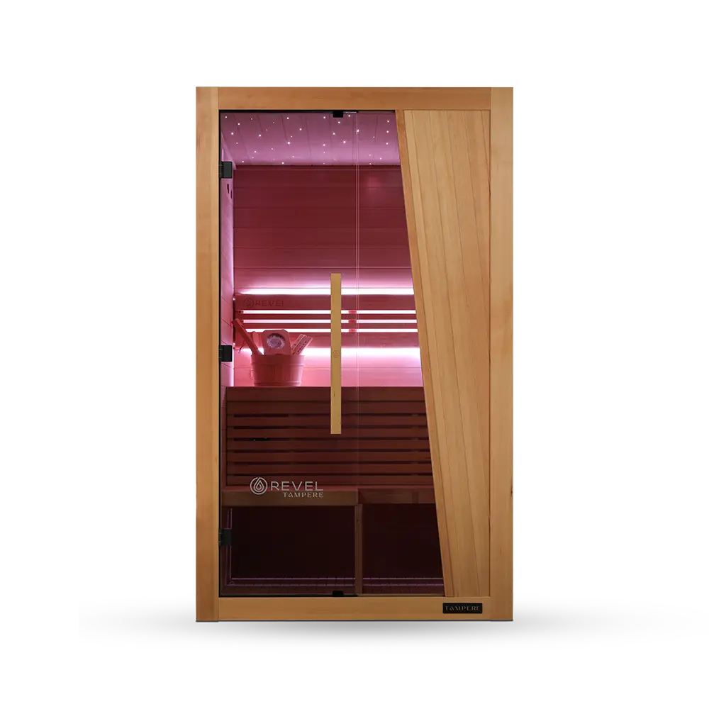 Revel Tampere 2 Person Traditional Finnish Sauna - Next Gen Revel Saunas