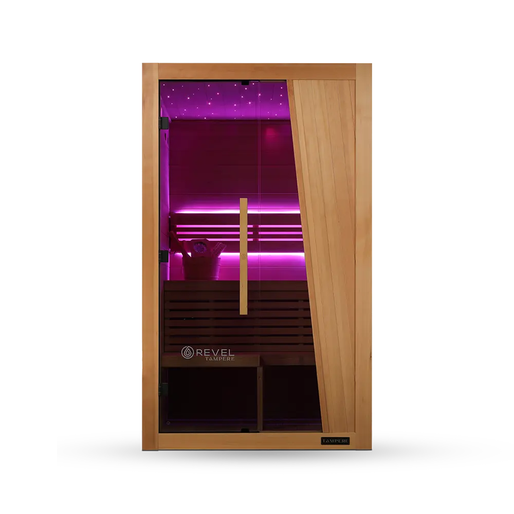 Revel Tampere 2 Person Traditional Finnish Sauna - Next Gen Revel Saunas