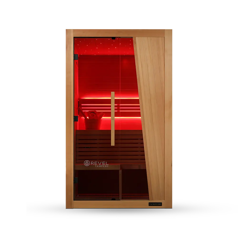 Revel Tampere 2 Person Traditional Finnish Sauna - Next Gen Revel Saunas