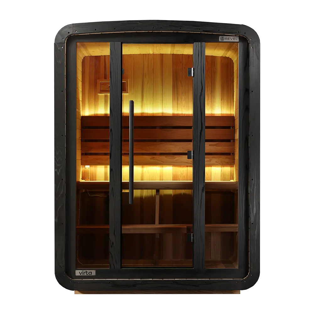 Revel Virta 2 Person Traditional Cabin (No Heater) Revel Saunas