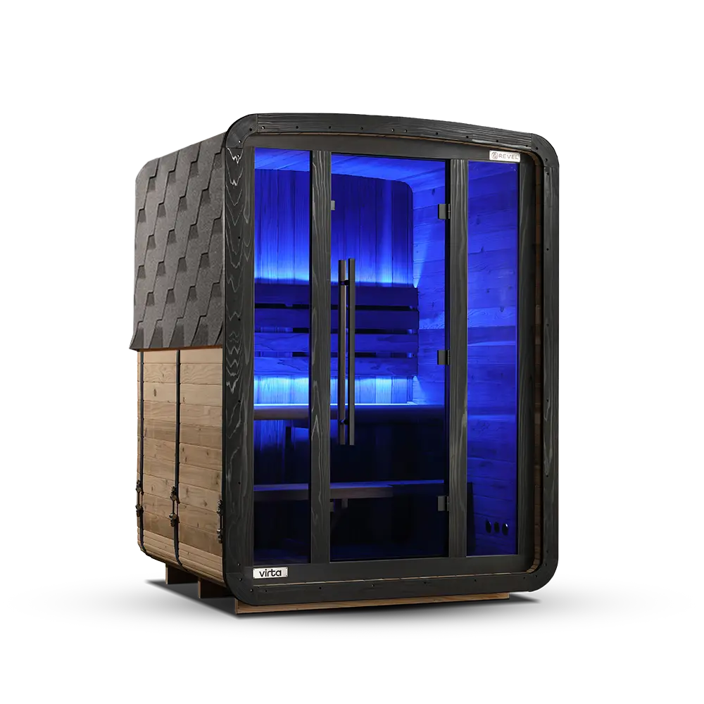 Revel Virta 2 Person Traditional Cabin (No Heater) Revel Saunas