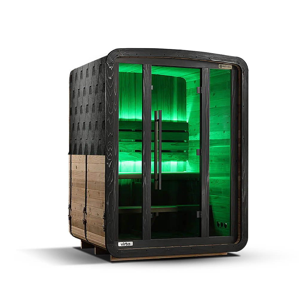 Revel Virta 2 Person Traditional Cabin Revel Saunas