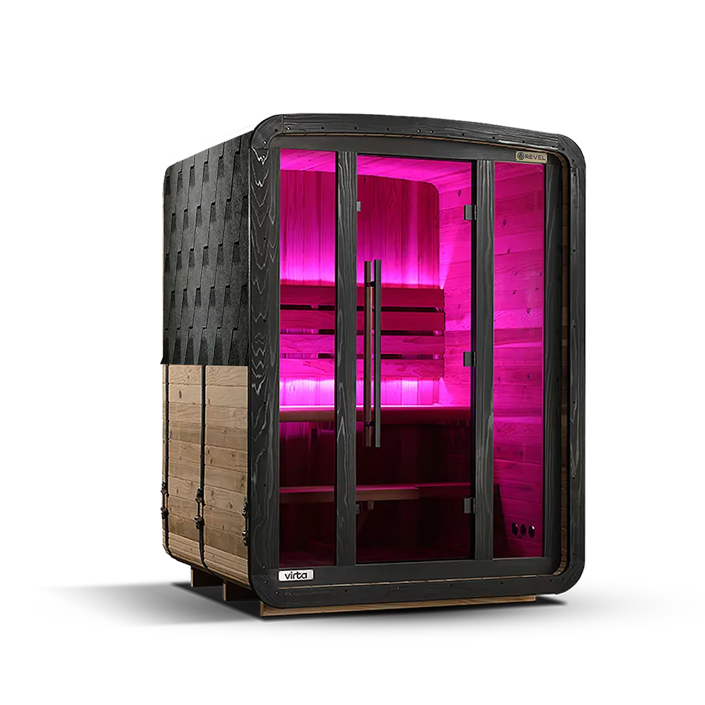 Revel Virta 2 Person Traditional Cabin Revel Saunas