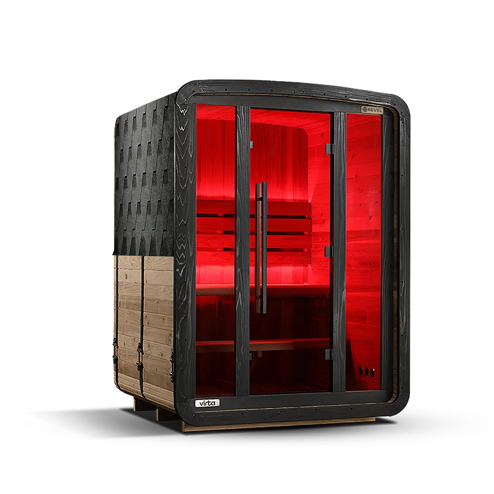 Revel Virta 2 Person Traditional Cabin Revel Saunas