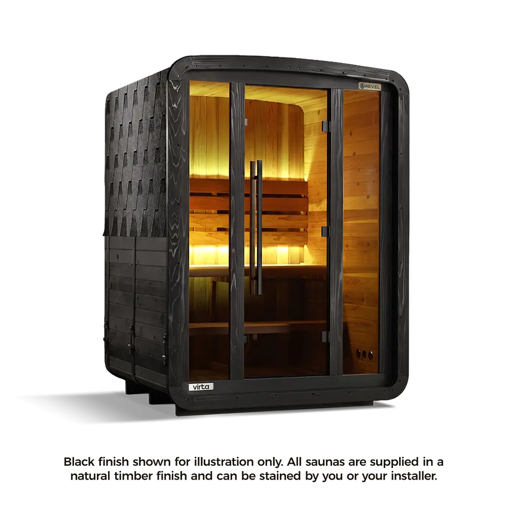 Revel Virta 2 Person Traditional Cabin Revel Saunas