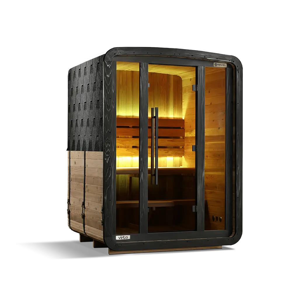 Revel Virta 2 Person Traditional Cabin Revel Saunas
