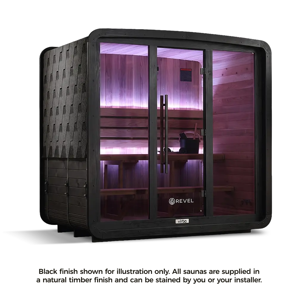 Revel Virta 4 Person Traditional Cabin Revel Saunas