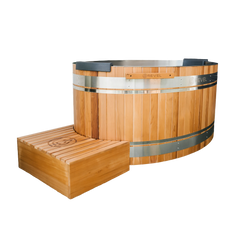Revel Glacier Duo - Hemlock Nordic Ice Bath Revel Saunas