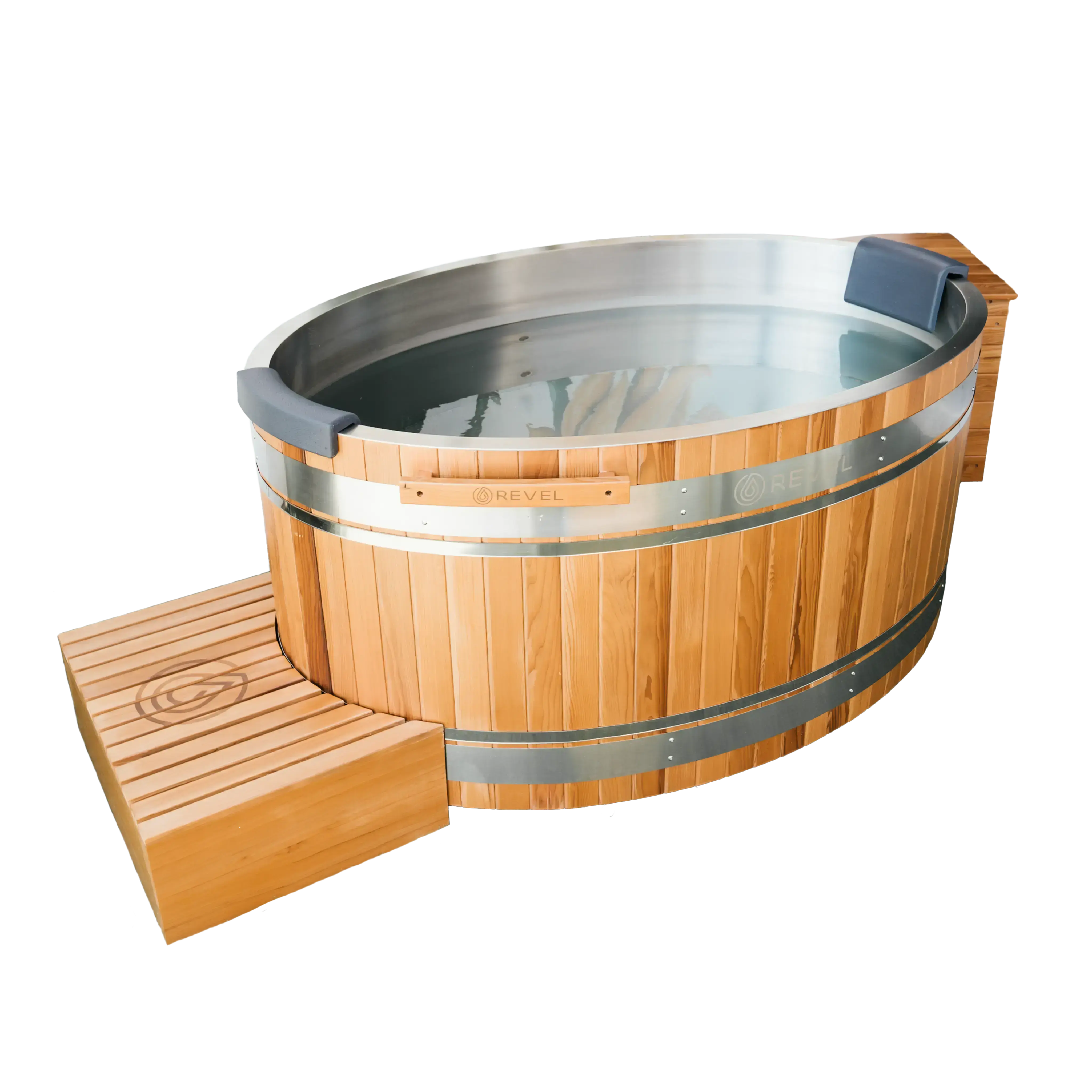 Revel Glacier Duo - Hemlock Nordic Ice Bath Revel Saunas