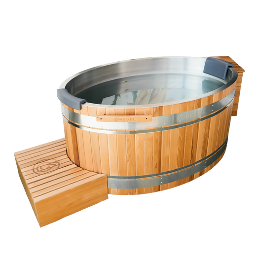 Revel Glacier Duo - Hemlock Nordic Ice Bath Revel Saunas