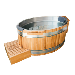 Revel Glacier Duo - Hemlock Nordic Ice Bath Revel Saunas