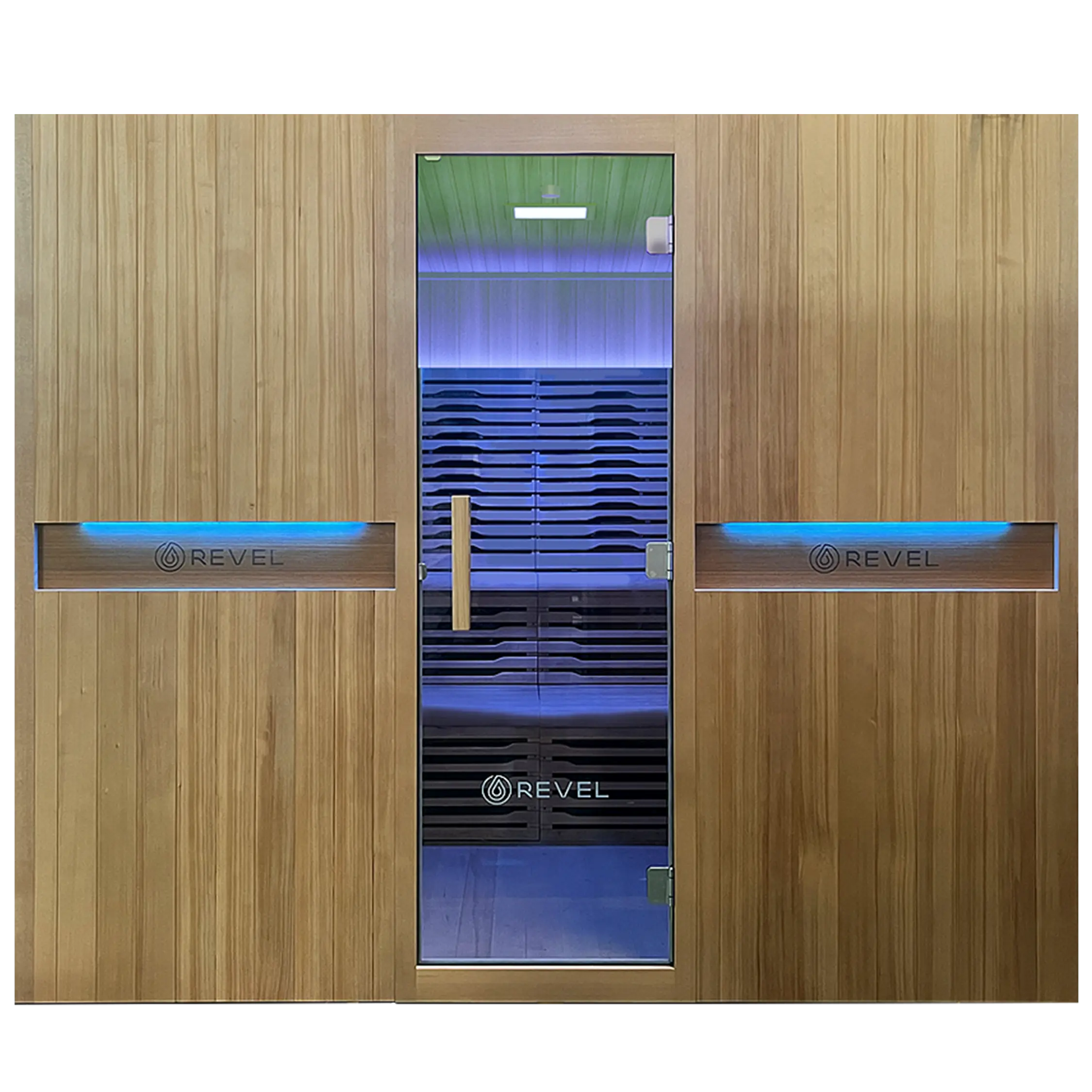 Revel Aura 10 Person Full Spectrum Infrared Sauna Revel Saunas