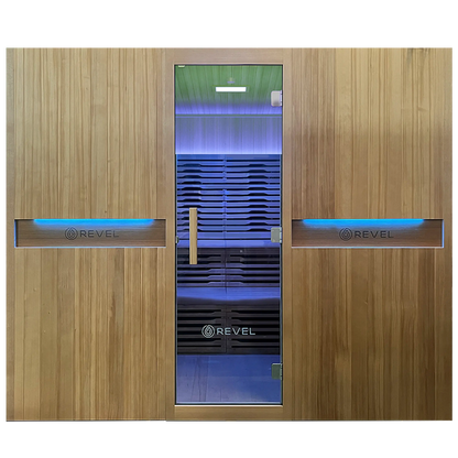 Revel Aura 10 Person Full Spectrum Infrared Sauna Revel Saunas