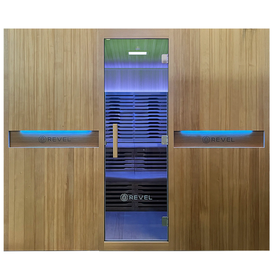 Revel Aura 10 Person Full Spectrum Infrared Sauna Revel Saunas