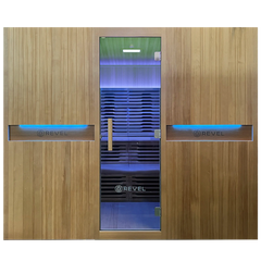 Revel Aura 10 Person Full Spectrum Infrared Sauna Revel Saunas