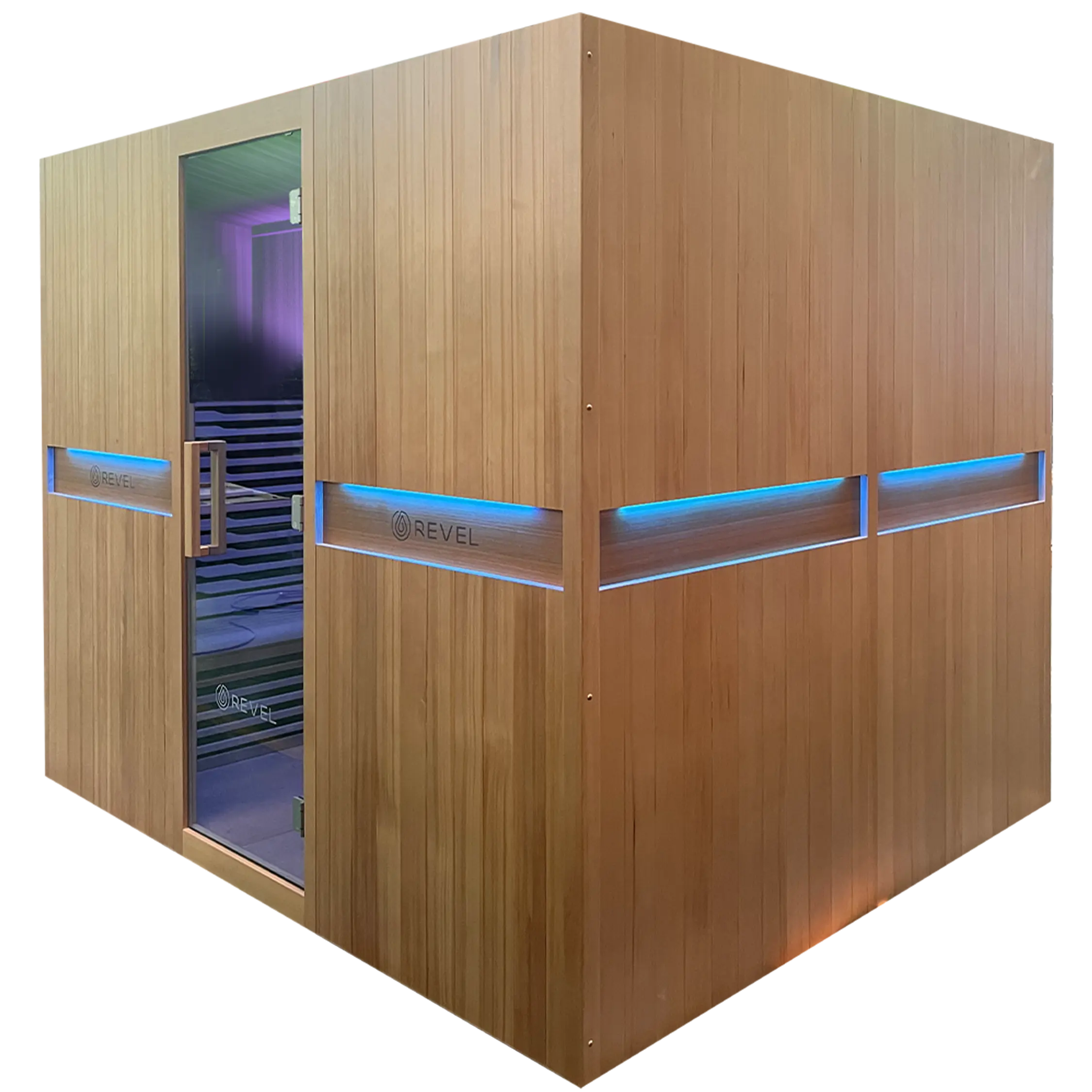 Revel Aura 10 Person Full Spectrum Infrared Sauna Revel Saunas
