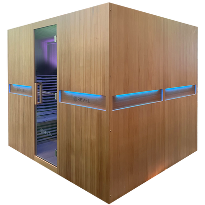 Revel Aura 10 Person Full Spectrum Infrared Sauna Revel Saunas