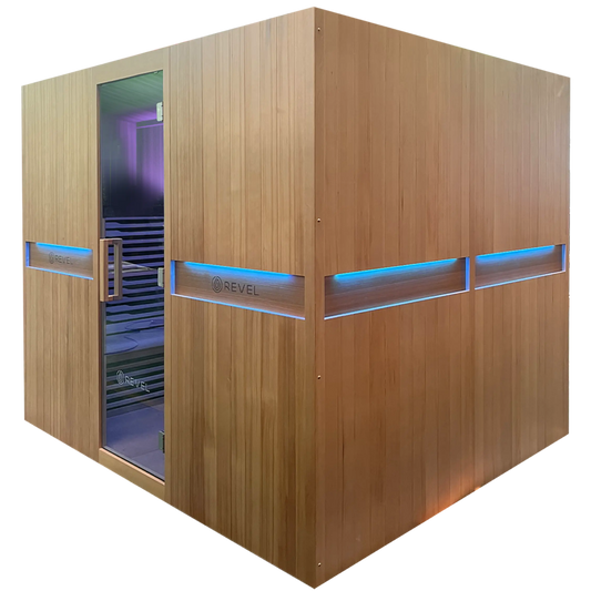 Revel Aura 10 Person Full Spectrum Infrared Sauna Revel Saunas