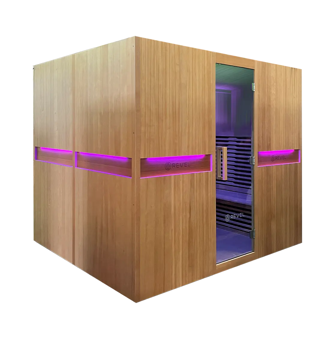 Revel Aura 10 Person Full Spectrum Infrared Sauna Revel Saunas