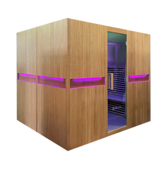 Revel Aura 10 Person Full Spectrum Infrared Sauna Revel Saunas