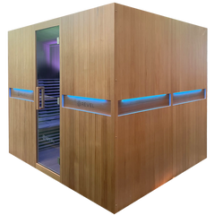 Revel Aura 10 Person Full Spectrum Infrared Sauna Revel Saunas