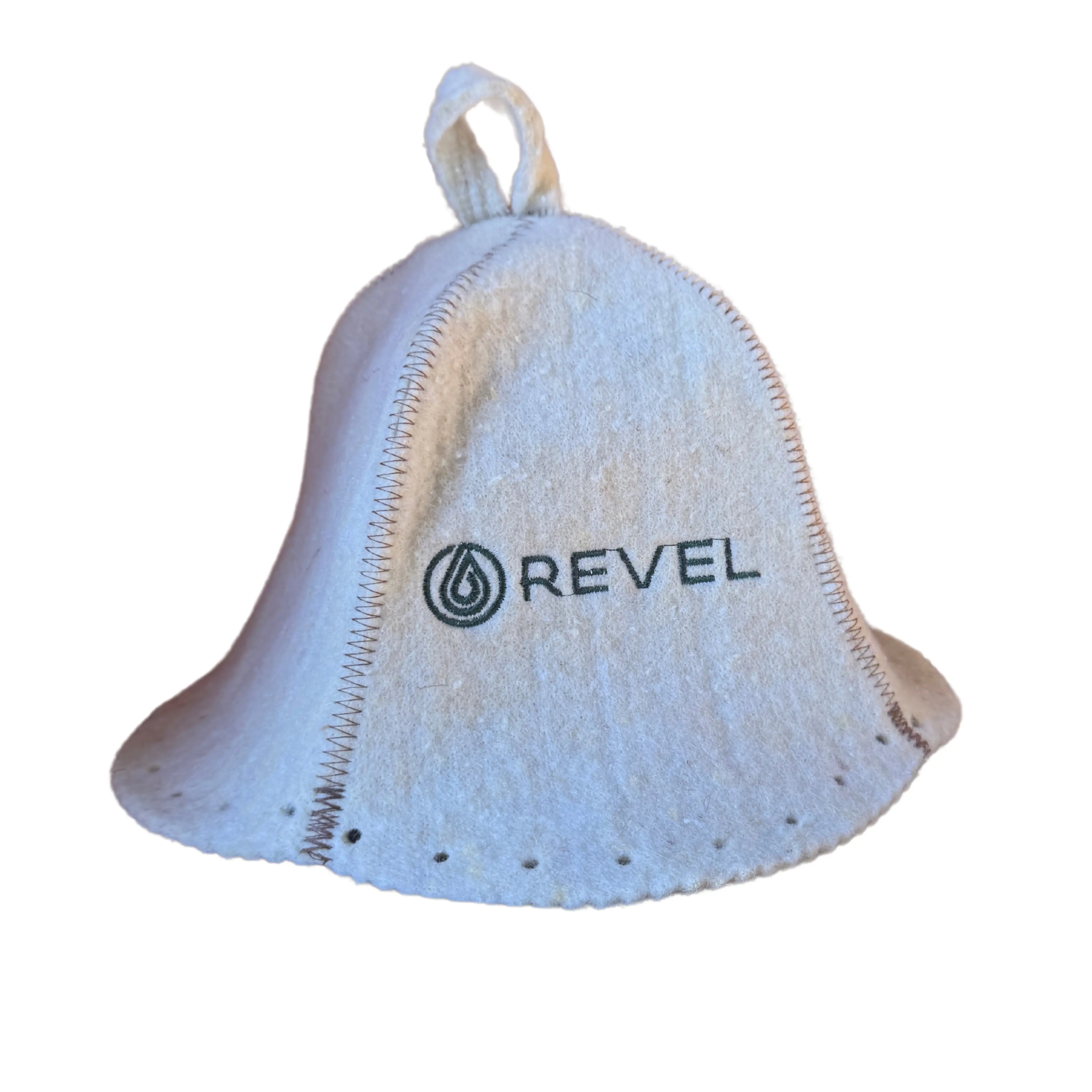 Revel Sauna Hat - Premium 100% Wool Heat Shield Revel Saunas