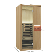 Revel Aura - 1  Person Full Spectrum Infrared Sauna Revel Saunas