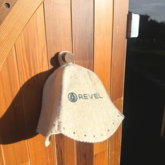 Revel Sauna Hat - Premium 100% Wool Heat Shield Revel Saunas