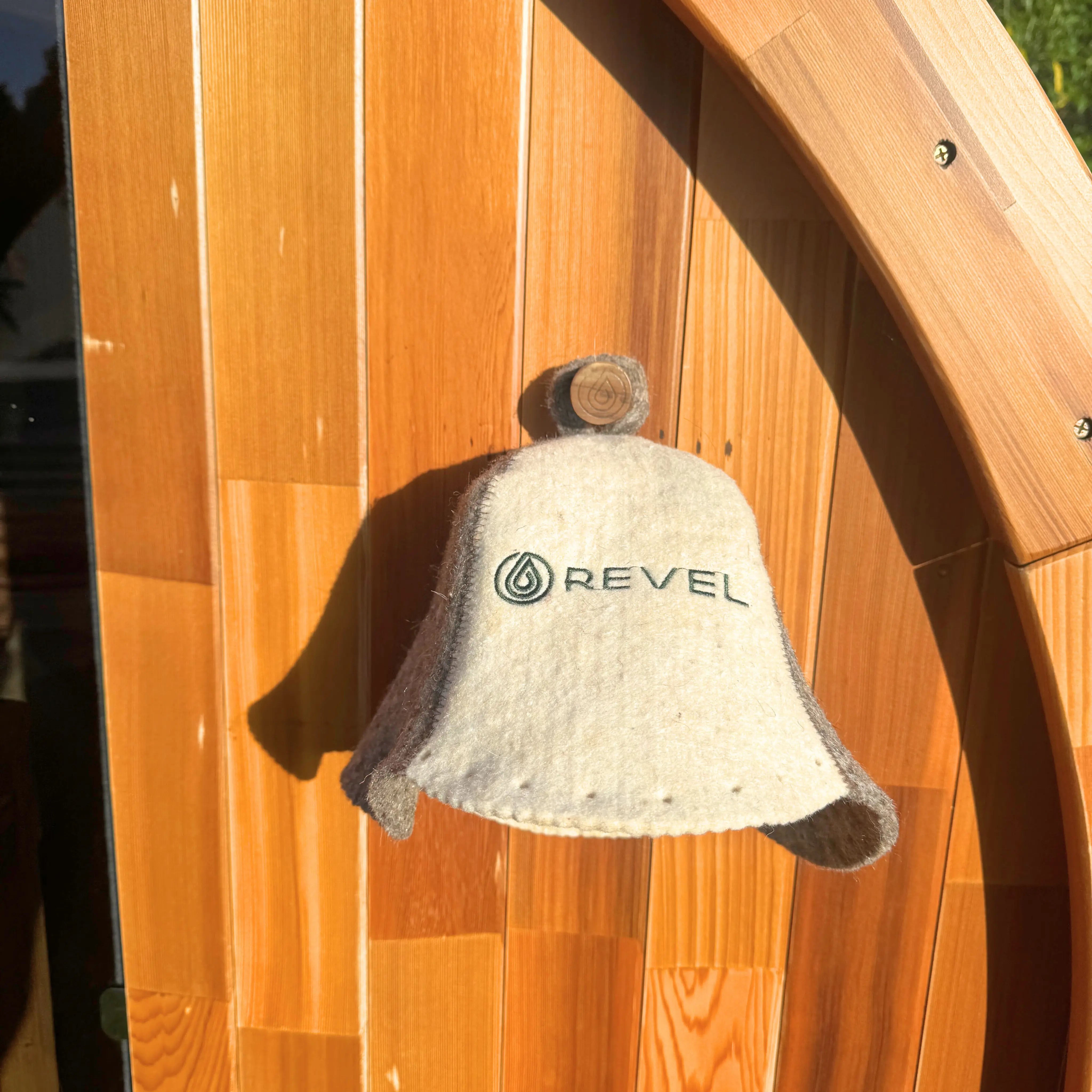 Revel Sauna Hat - Premium 100% Wool Heat Shield Revel Saunas