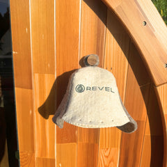 Revel Sauna Hat - Premium 100% Wool Heat Shield Revel Saunas