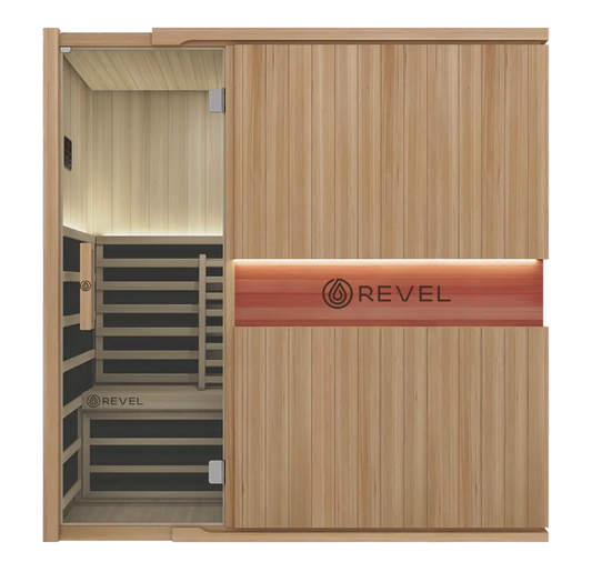 Revel Aura 4 Person Full Spectrum Infrared Sauna Revel Saunas