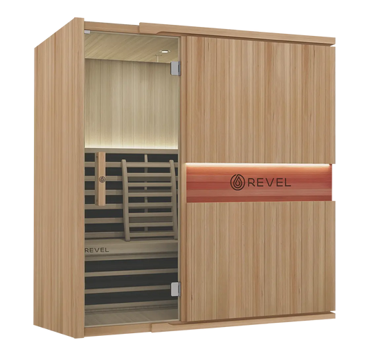 Revel Aura 4 Person Full Spectrum Infrared Sauna Revel Saunas