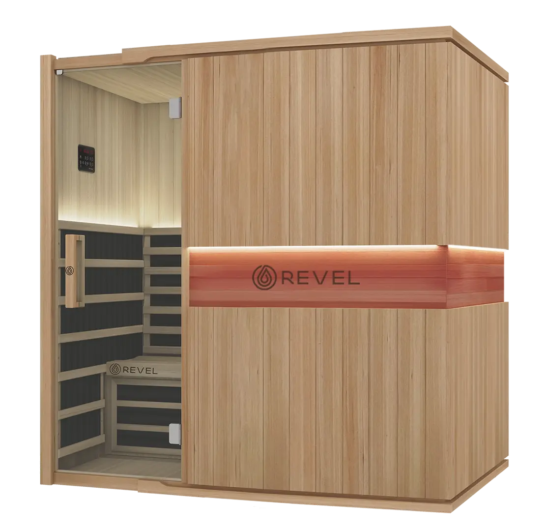 Revel Aura 4 Person Full Spectrum Infrared Sauna Revel Saunas