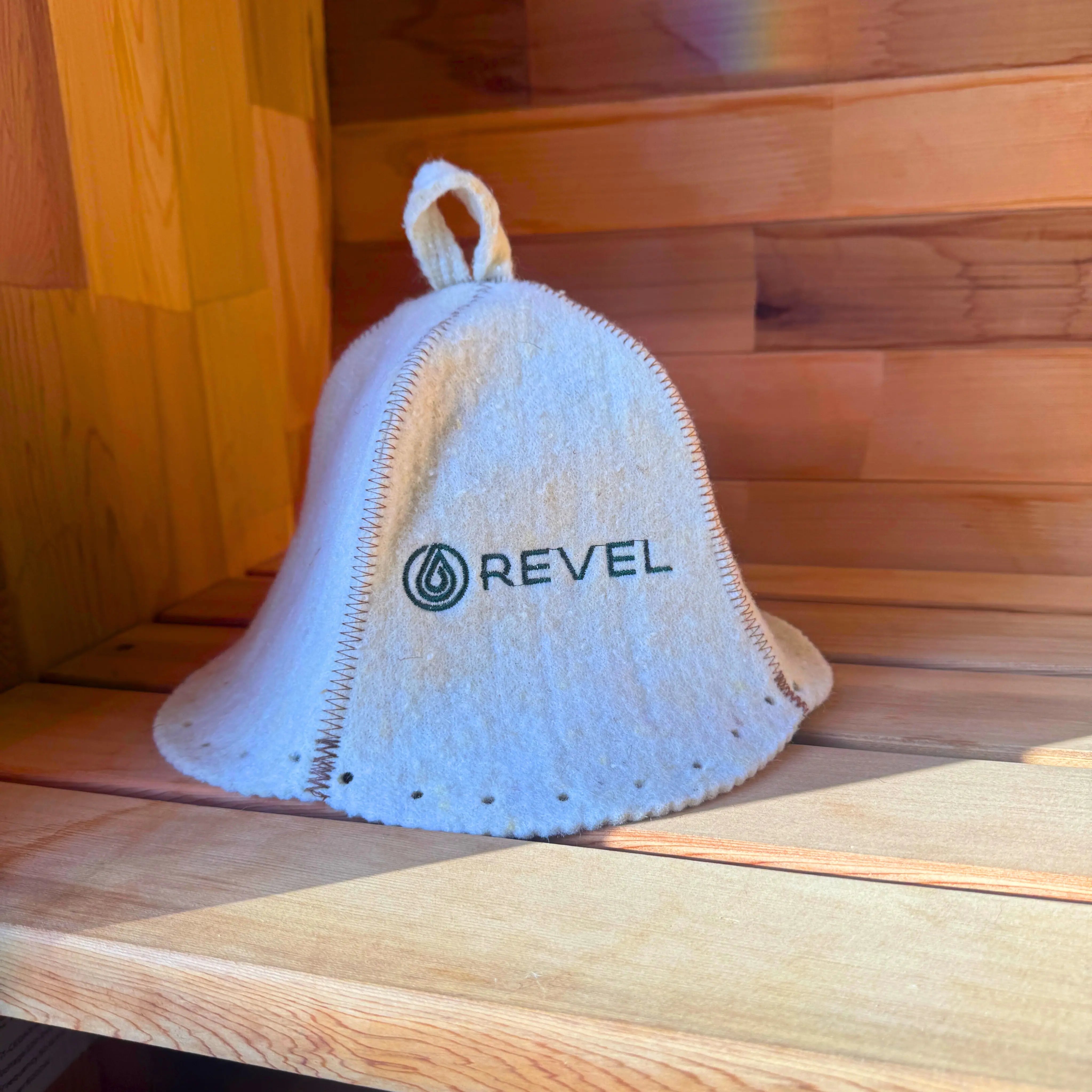 Revel Sauna Hat - Premium 100% Wool Heat Shield Revel Saunas