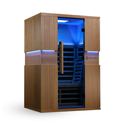 Revel Aura 2 Person Full Spectrum Infrared Sauna - Next Gen