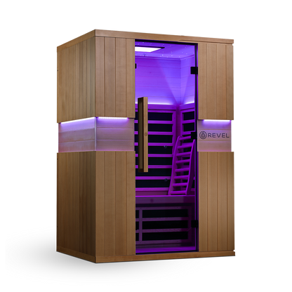 Revel Aura 2 Person Full Spectrum Infrared Sauna - Next Gen