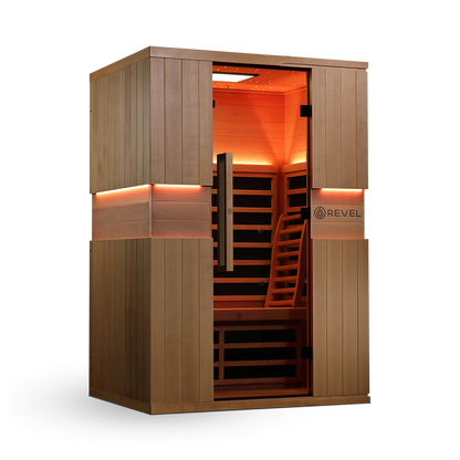 Revel Aura 2 Person Full Spectrum Infrared Sauna - Next Gen
