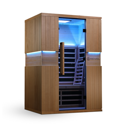 Revel Aura 2 Person Full Spectrum Infrared Sauna - Next Gen
