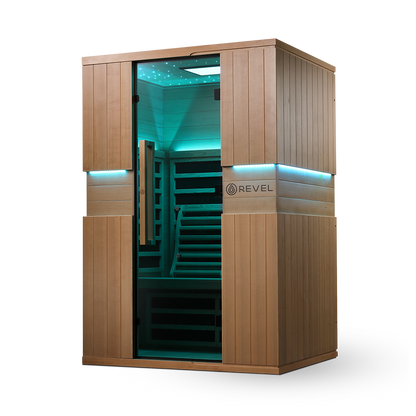 Revel Aura 2 Person Full Spectrum Infrared Sauna - Next Gen