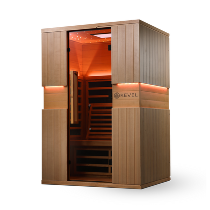 Revel Aura 2 Person Full Spectrum Infrared Sauna - Next Gen