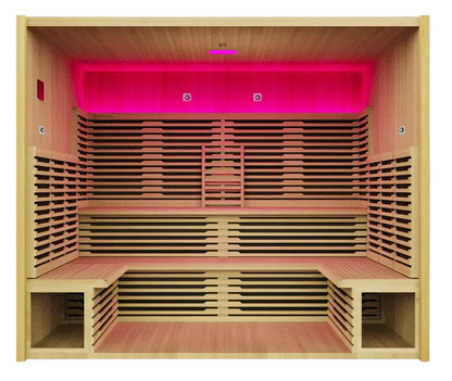 Revel Aura 10 Person Full Spectrum Infrared Sauna Revel Saunas
