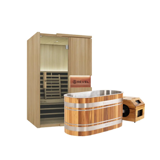 2 Person Aura & Arctic Solo Revel Saunas