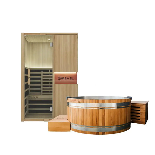 2 Person Aura & Glacier Duo Revel Saunas